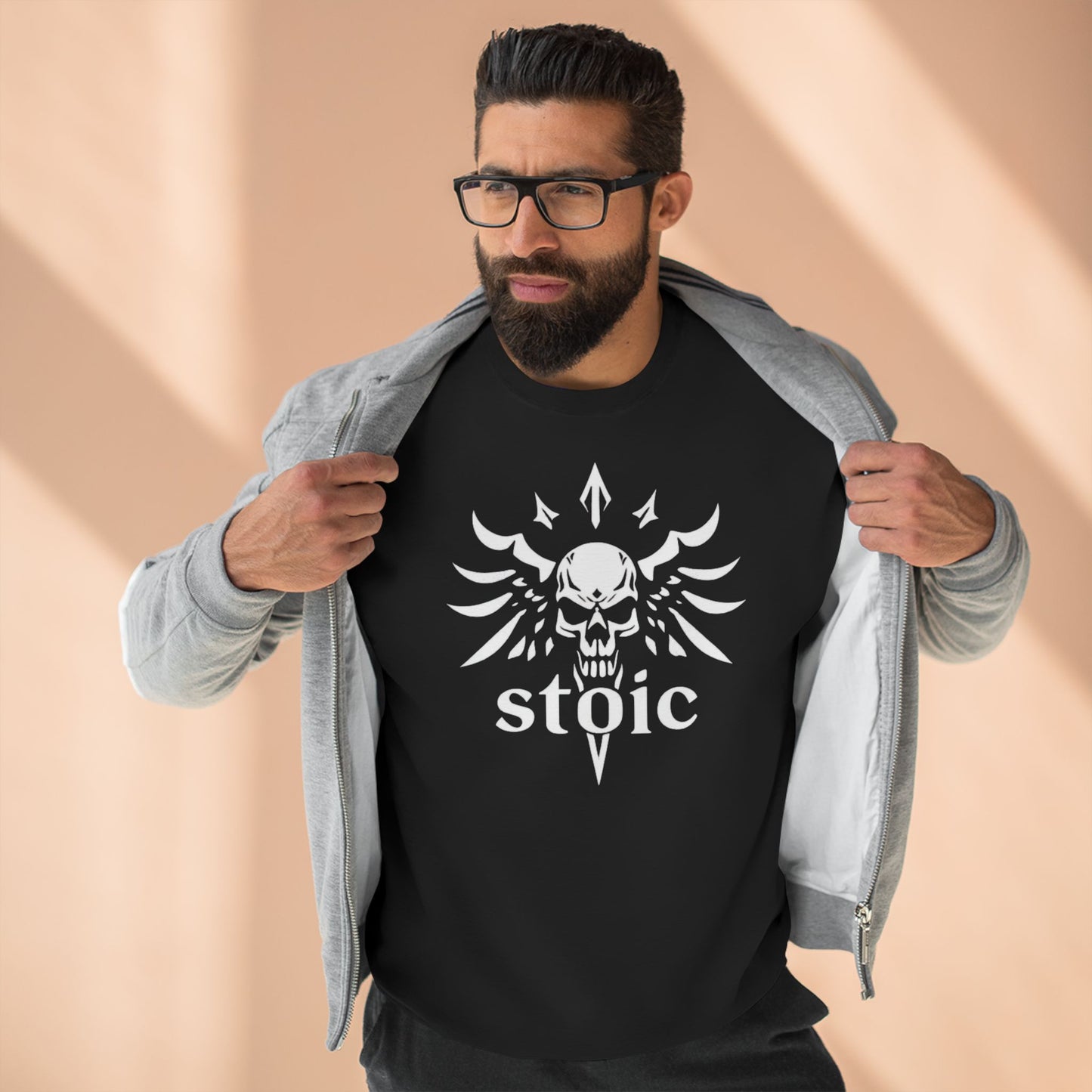 Stoic Quote Unisex Crewneck Sweatshirt: Marcus Aurelius - "The Best Revenge Is To Not Be Like Your Enemy"