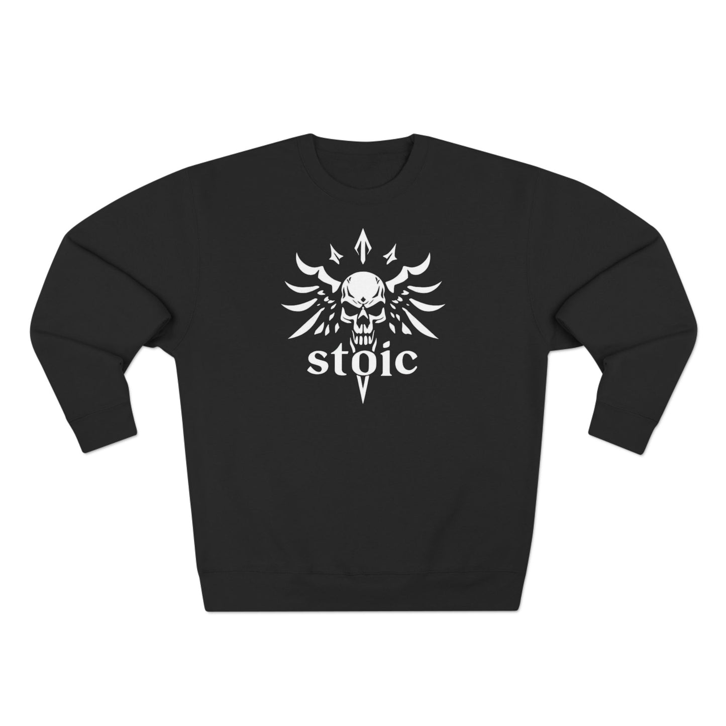 Stoic Quote Unisex Crewneck Sweatshirt: Epictetus - "No Man Is Free Who Is Not Master Of Himself"