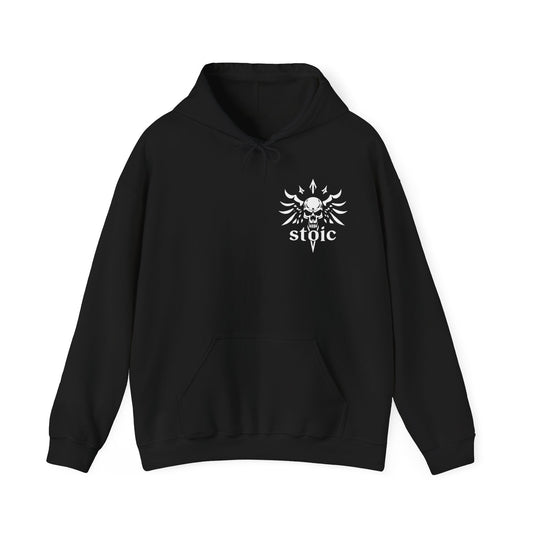 Stoic Philosophy Hoodie: Marcus Aurelius - “It is not death that a man should fear, but never beginning to live.”